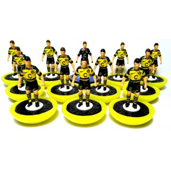 Subbuteo Andrew Table Soccer Borussia Dortmund 1996-97 on Classic Lightweight bases